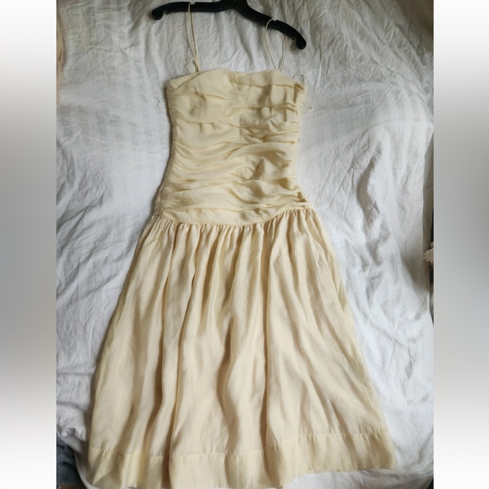 Zara Draped Midi Dress Large